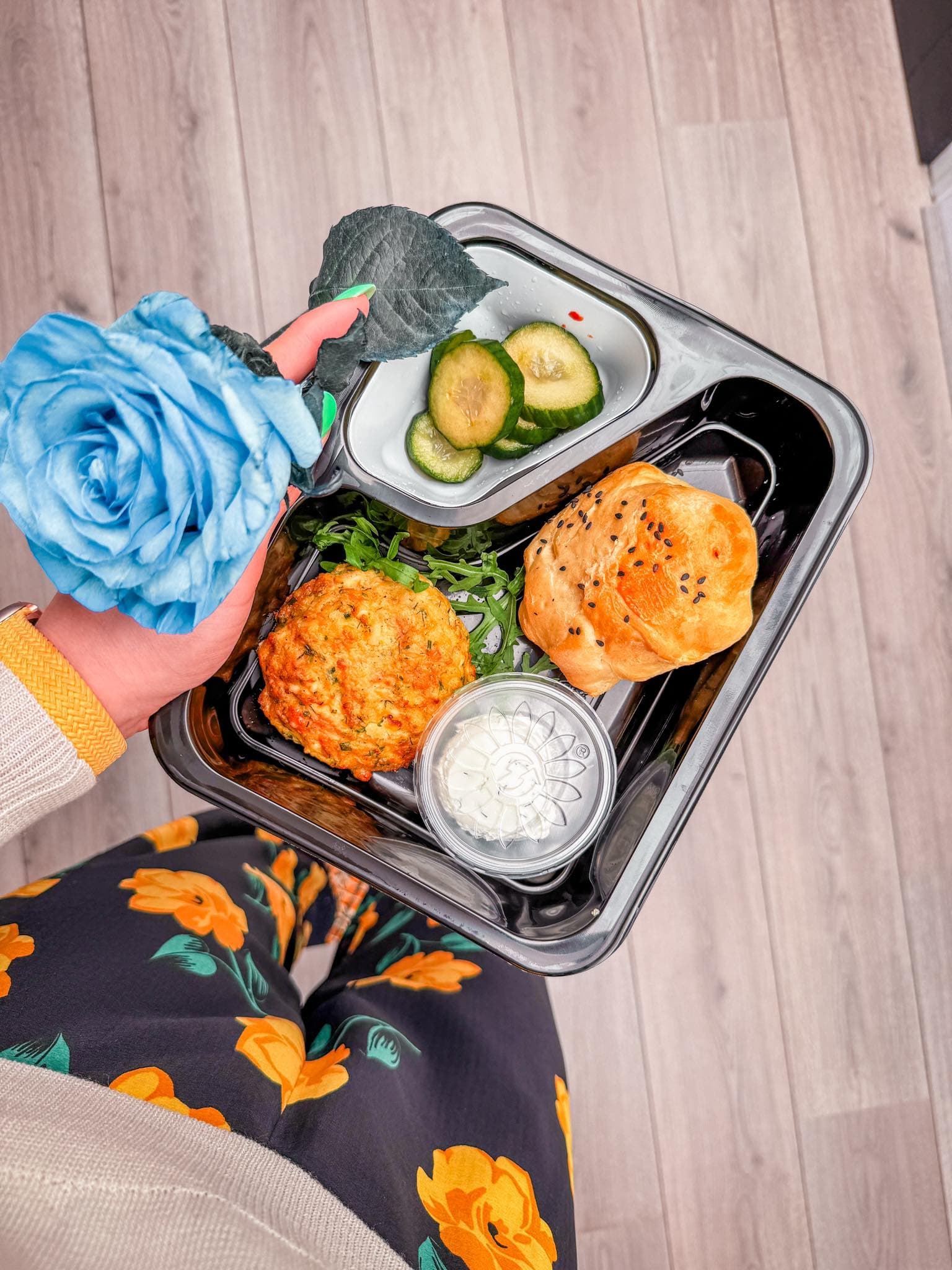 Fit Diet meal box held in hand